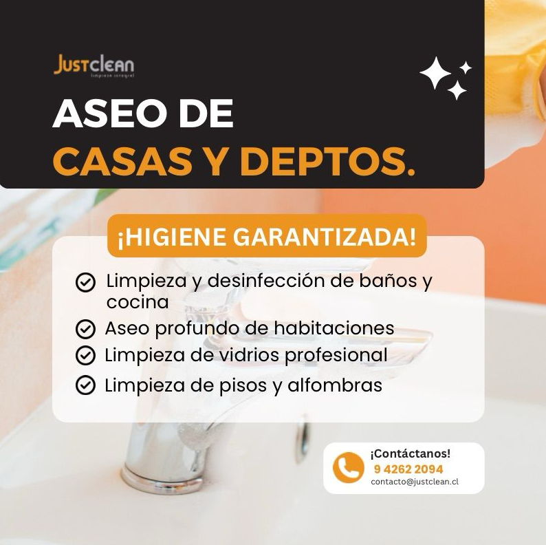 Aseo de Casas y Deptos
